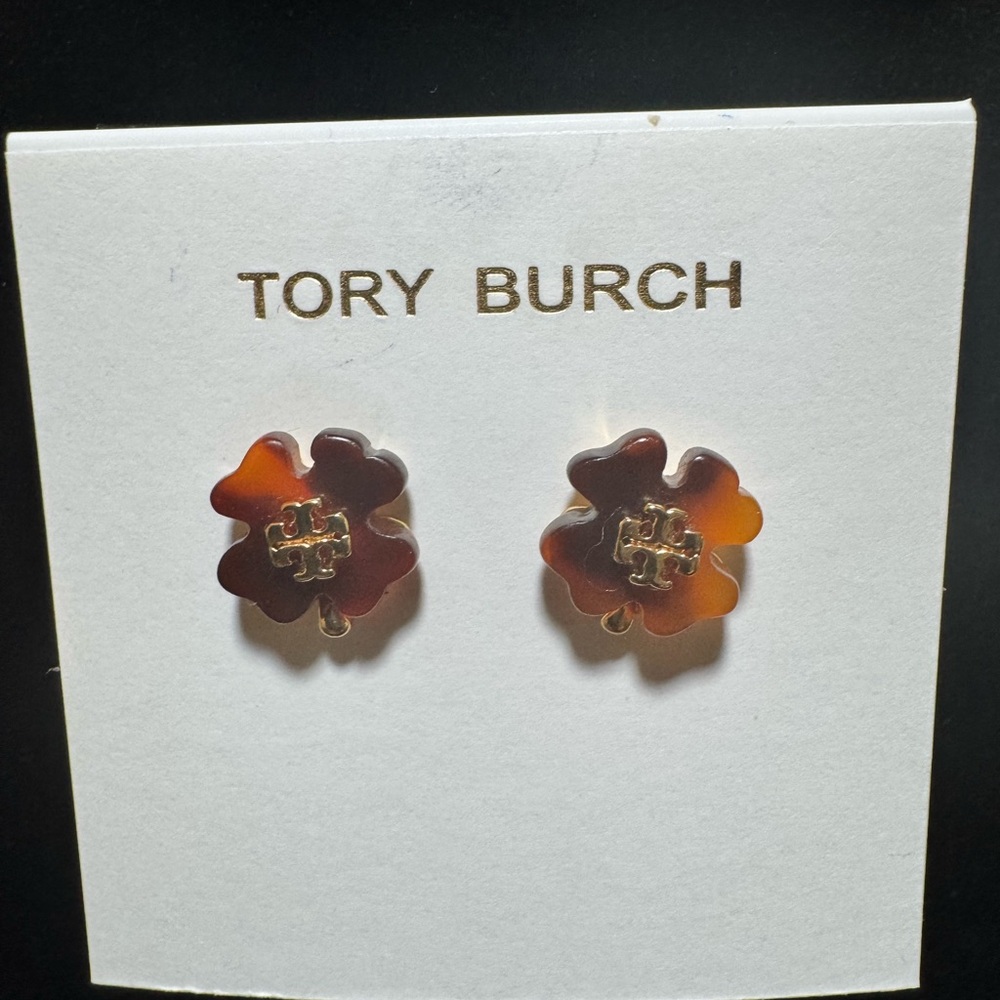 SOLD!! Tory Burch Brown Earrings